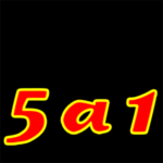 Logotipo do 5a1 Podcast usado em 2005 usado entre 2005 e 2009