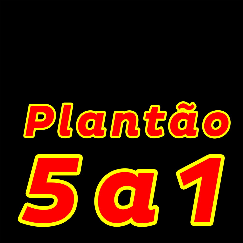 Logotipo do Plantão 5a1 usado nos primeiros anos do 5a1 Podcast